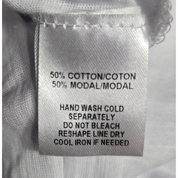 NWT White Ruffle Off-Shoulder lined Top By Saks Fifth Avenue Boho cottage‎ - Picture 11 of 11